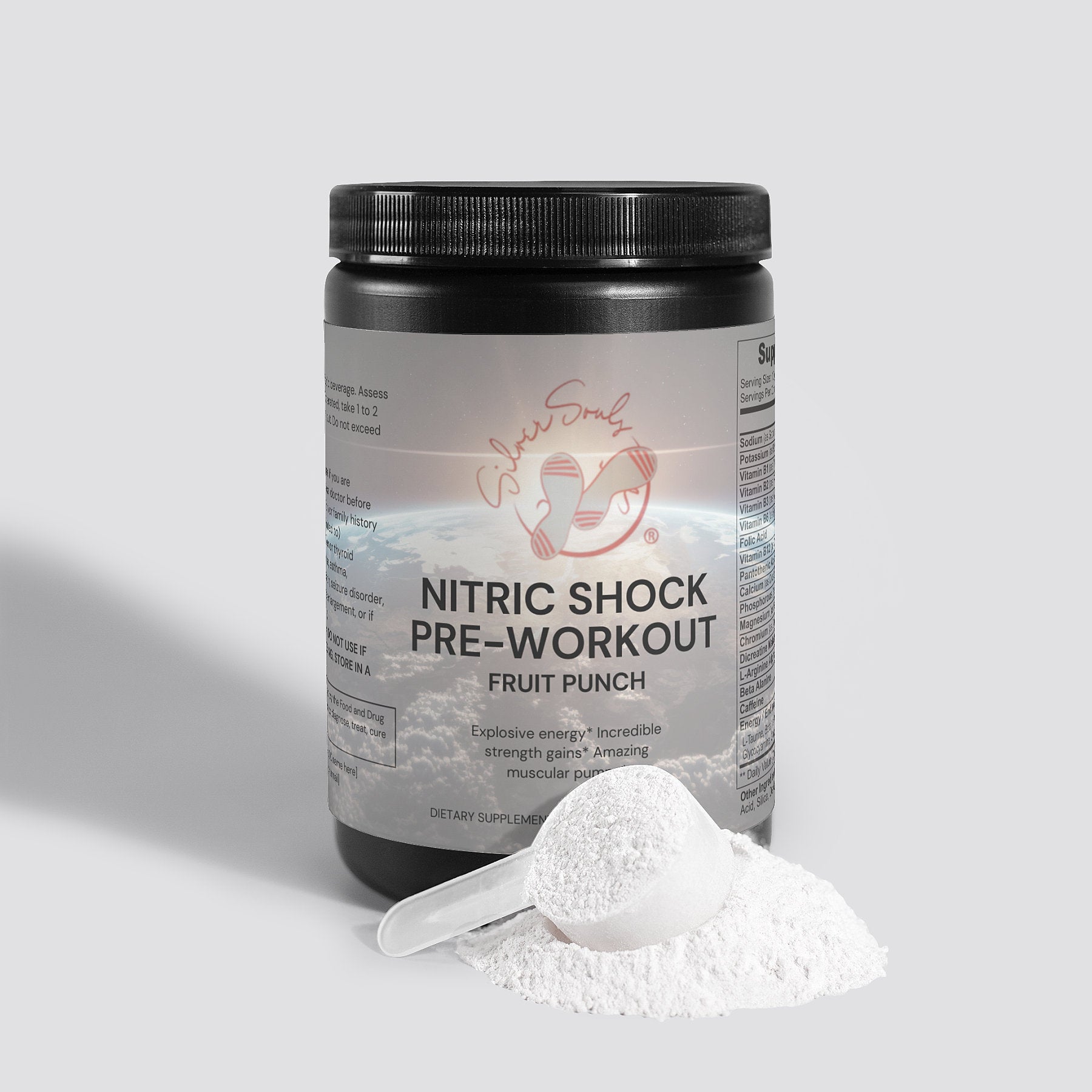 Nitric Shock Pre-Workout Powder (Fruit Punch)