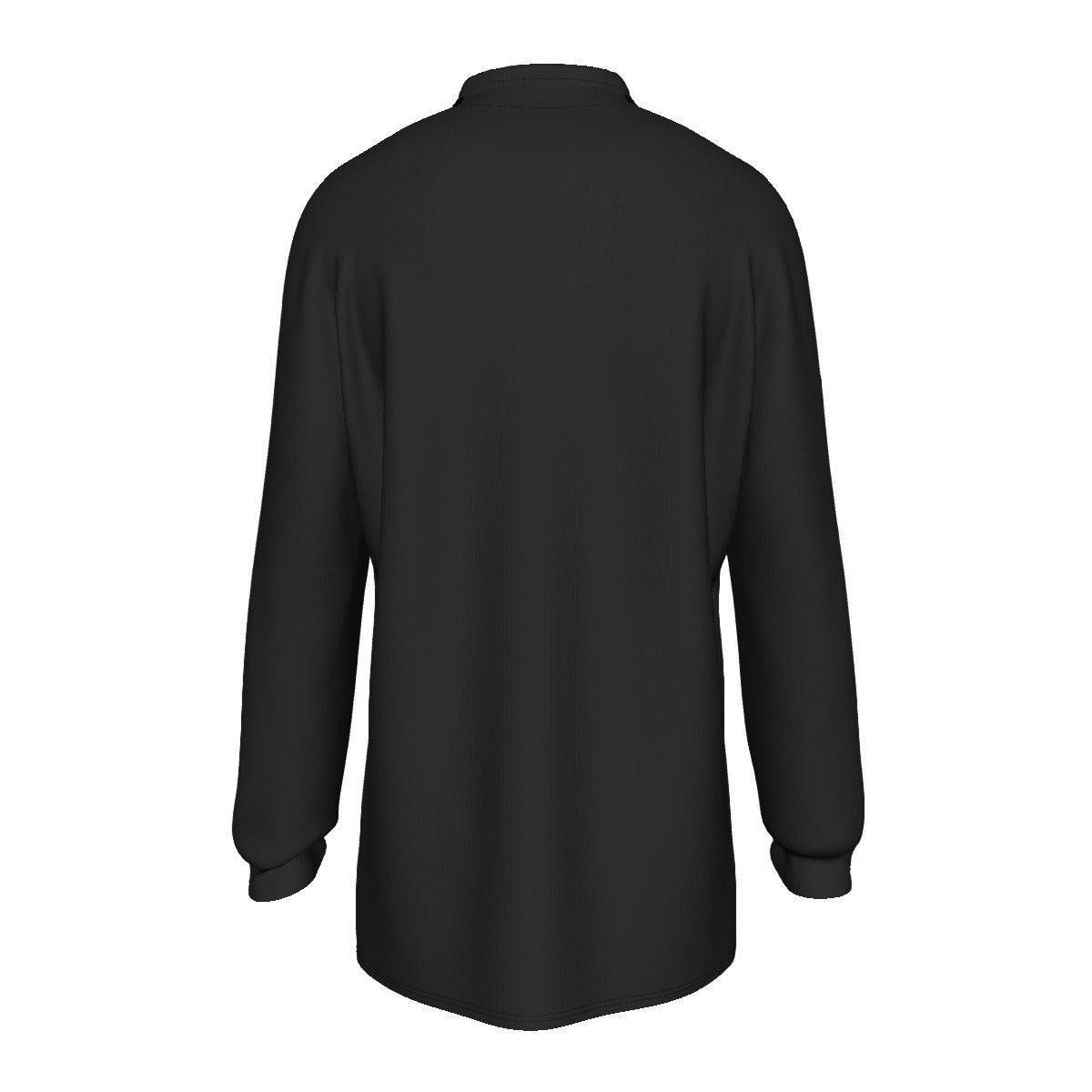 All-Over Print Men's Long Sleeve Polo Shirt