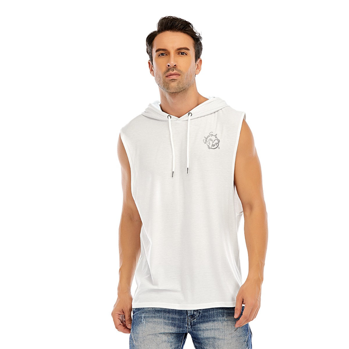 All-Over Print Men’s Sleeveless Pullover Hoodie