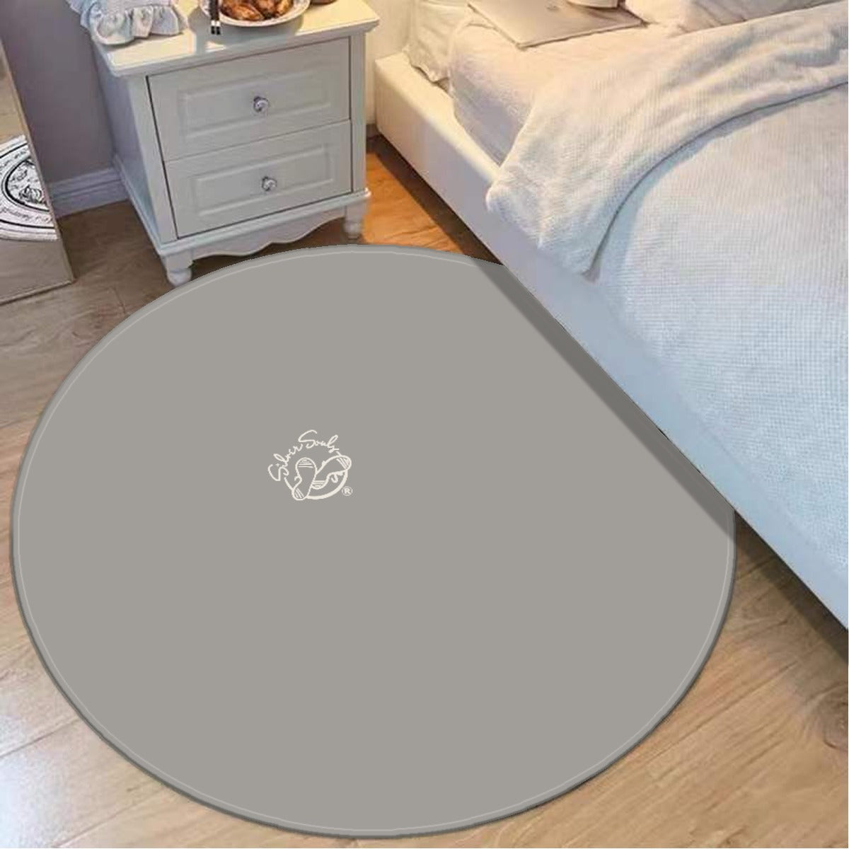 Foldable round mat