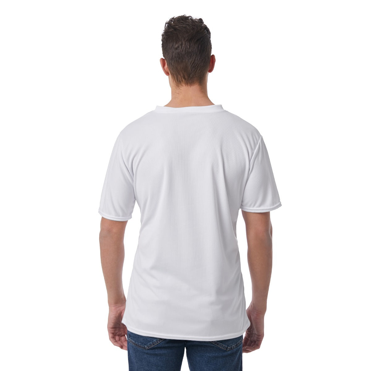 All-Over Print Men's V-Neck T-Shirt