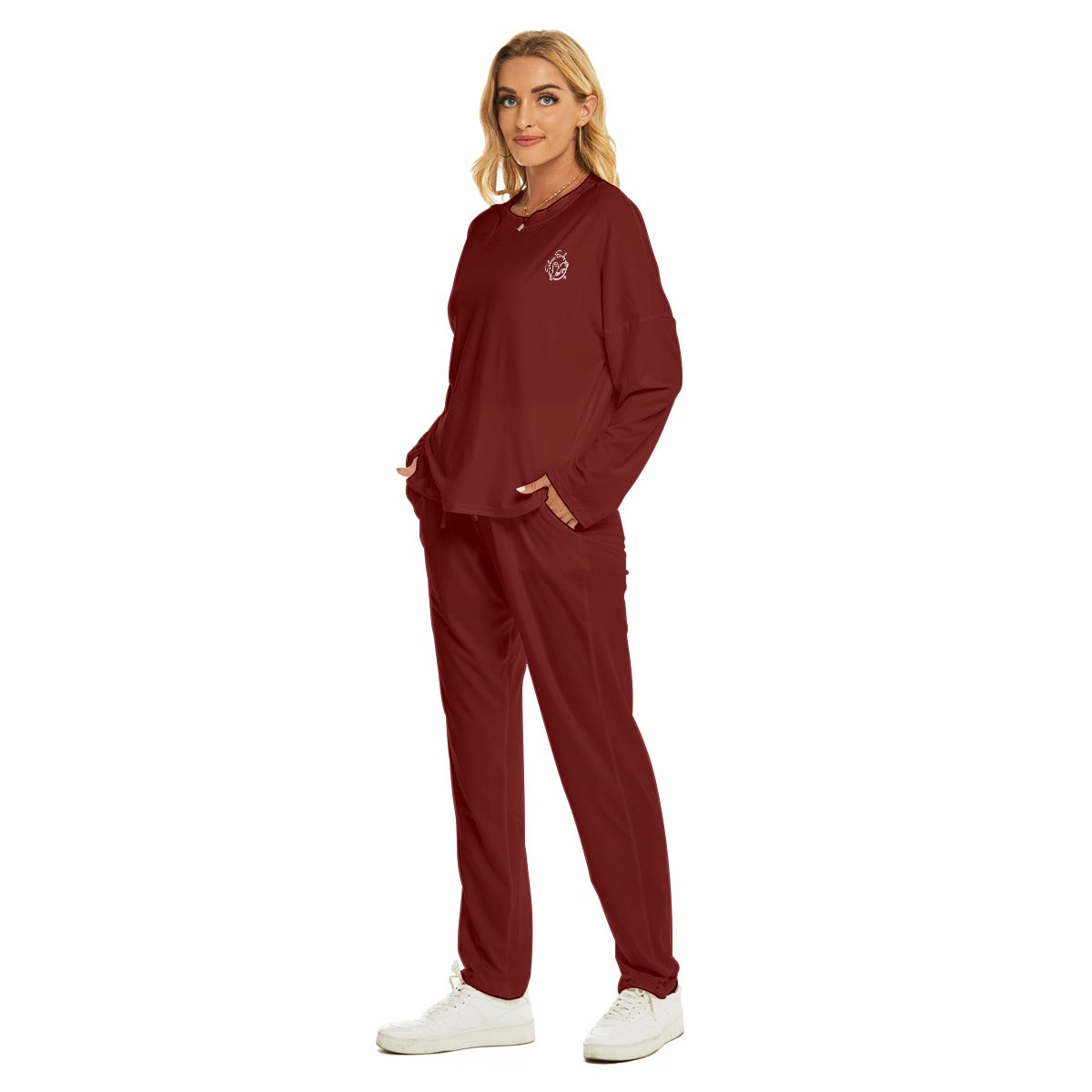 All-Over Print Women's Pajama Suit