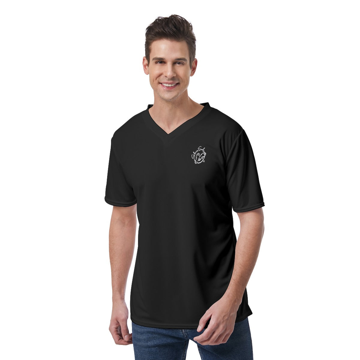 All-Over Print Men's V-Neck T-Shirt