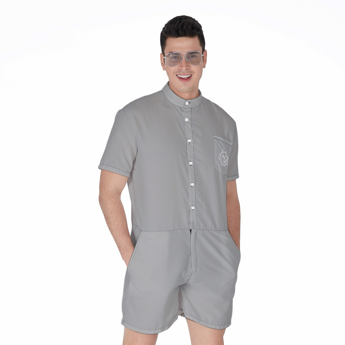 All-Over Print Men's Rompers