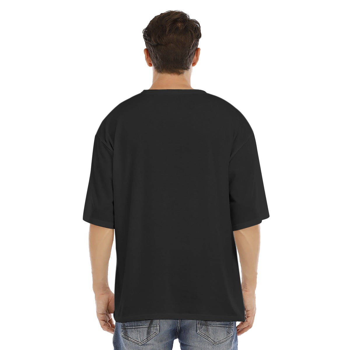 All-Over Print Men's Drop Shoulder T-shirt With Short Sleeve