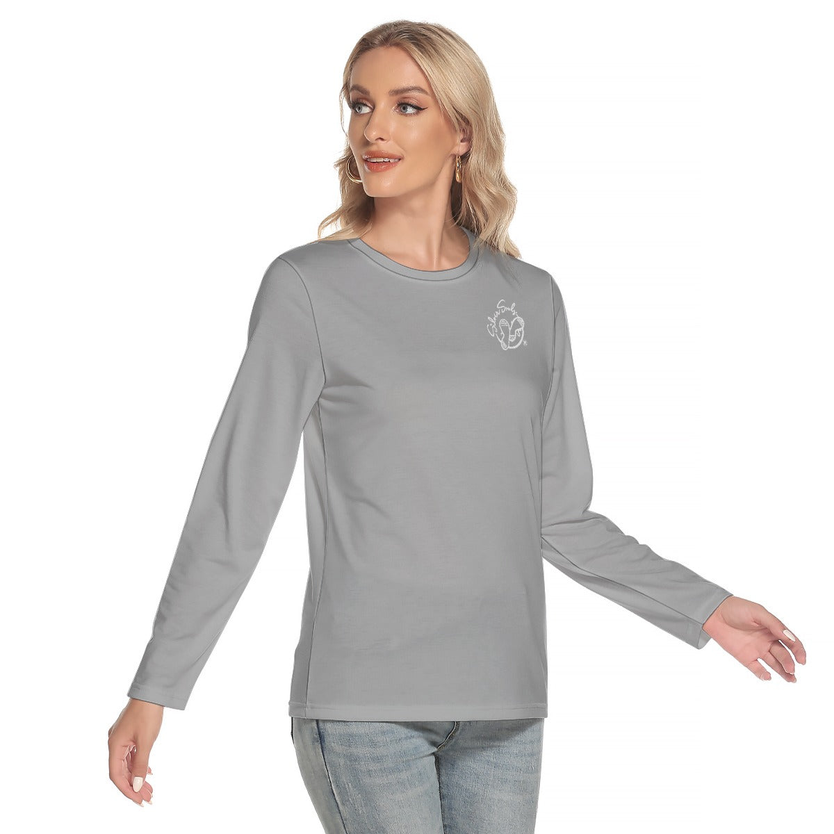 All-Over Print Women's O-neck Long Sleeve T-shirt