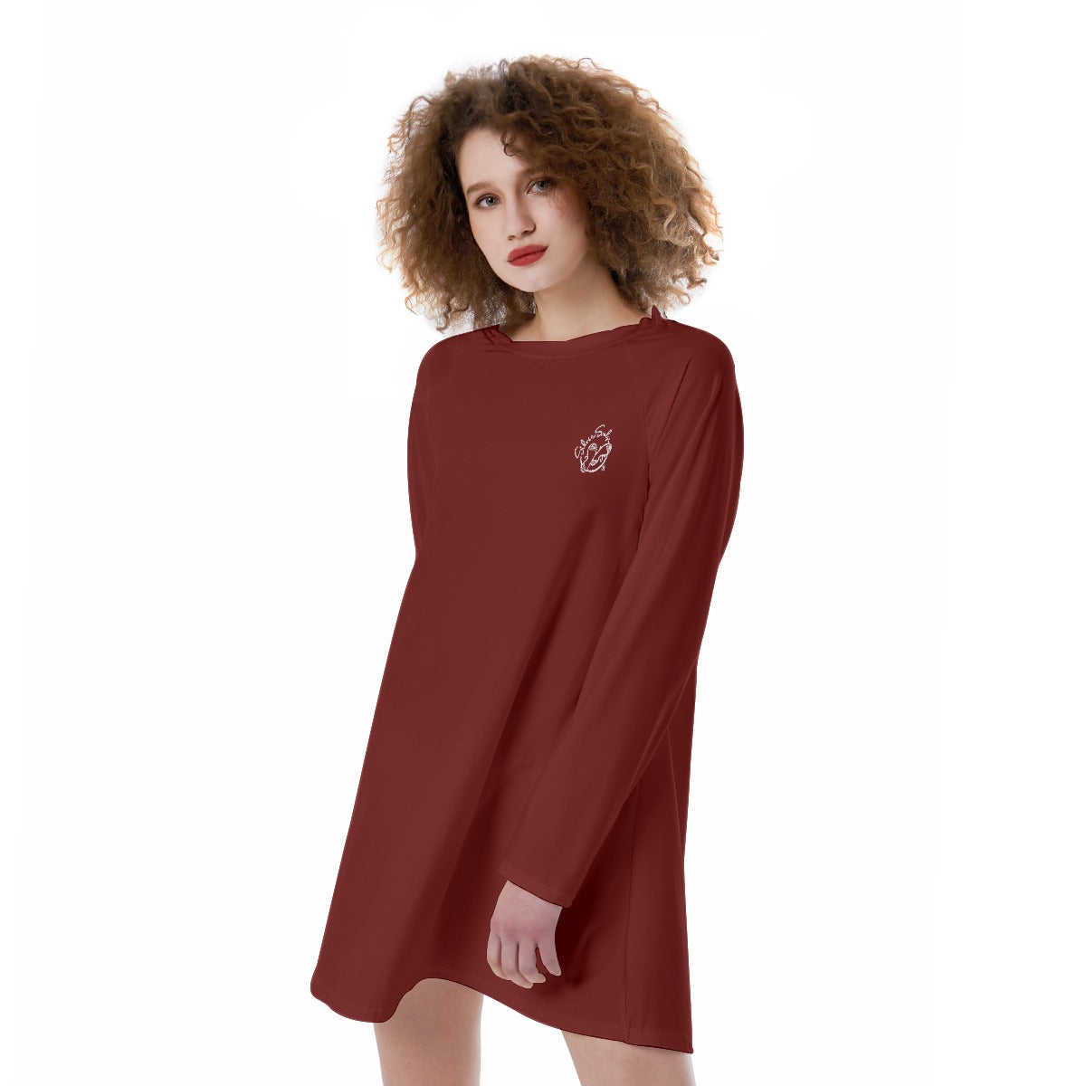 All-Over Print Women's Raglan Sleeve Dress