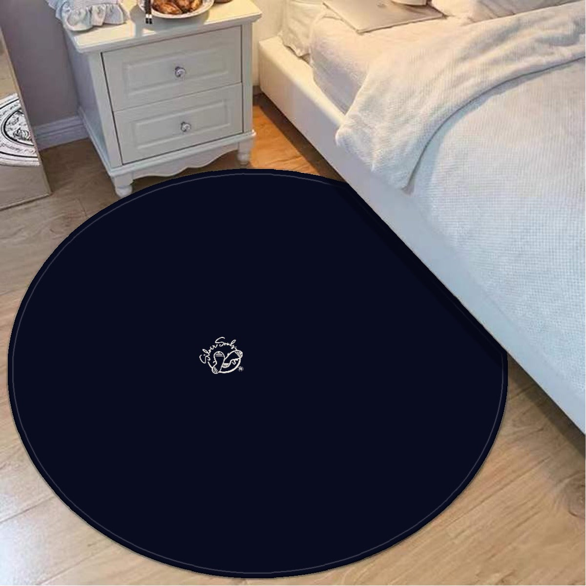 Foldable round mat