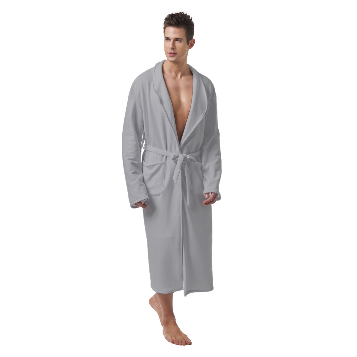 All-Over Print Men's Heavy Fleece Robe