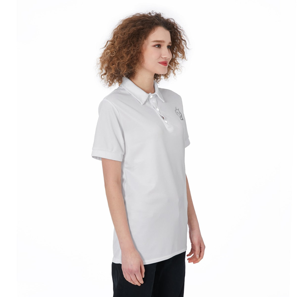 All-Over Print Women's Polo Shirt