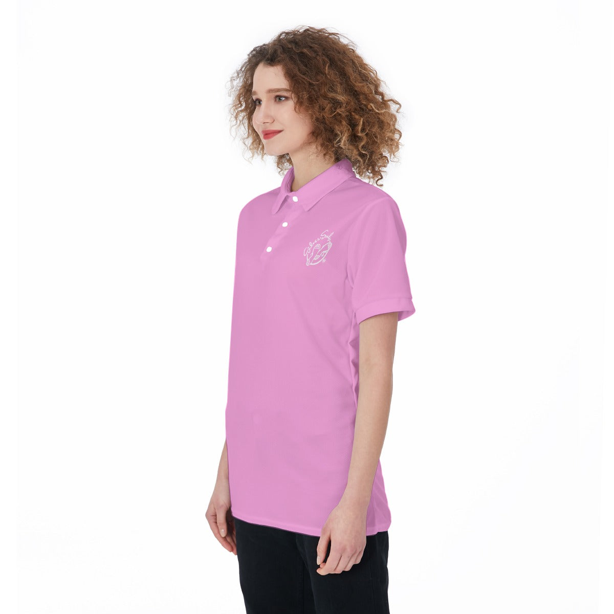 All-Over Print Women's Polo Shirt