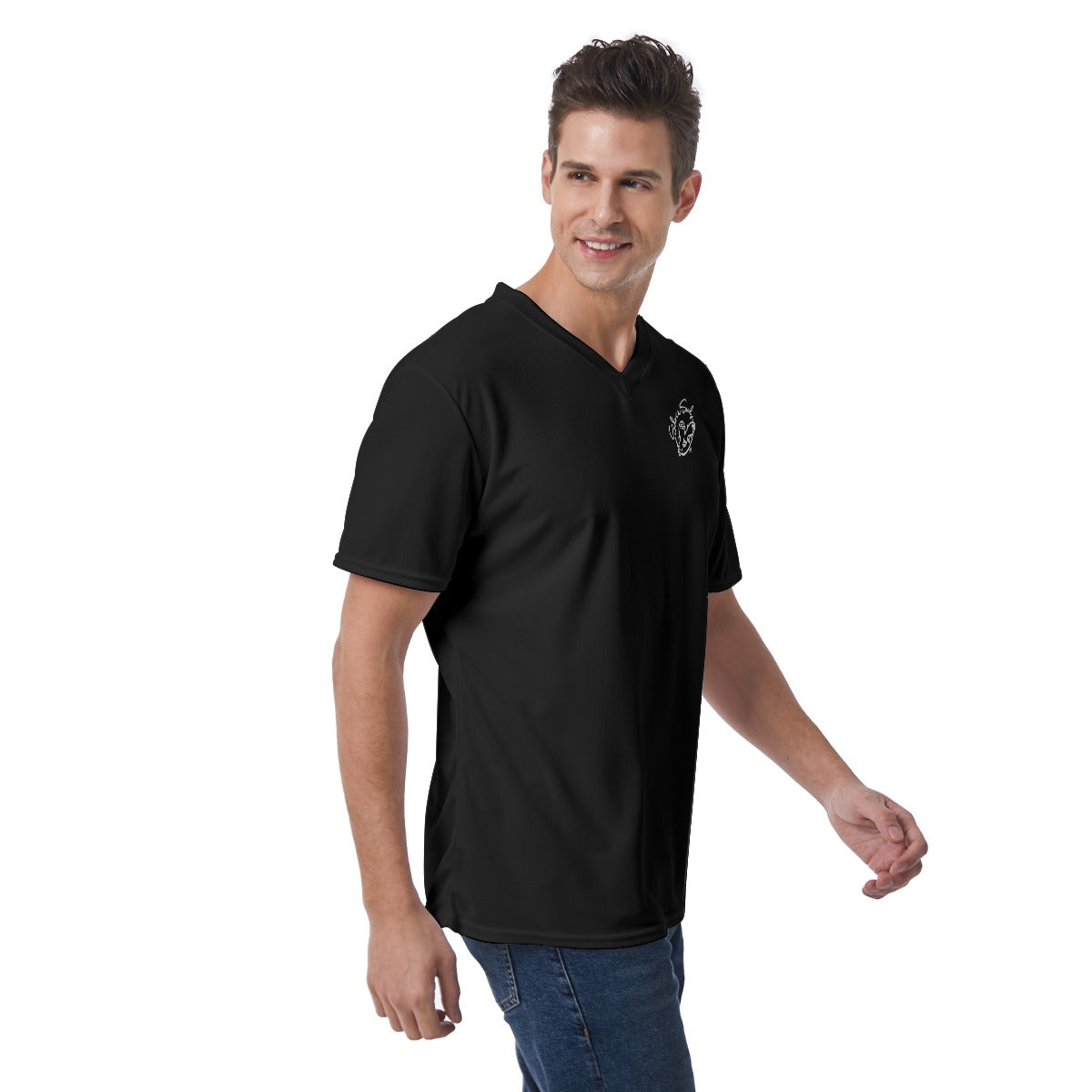 All-Over Print Men's V-Neck T-Shirt