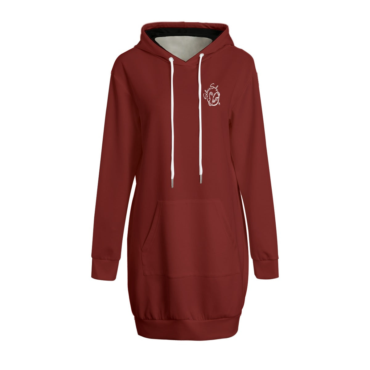 All-Over Print Women's Long Hoodie | Interlock