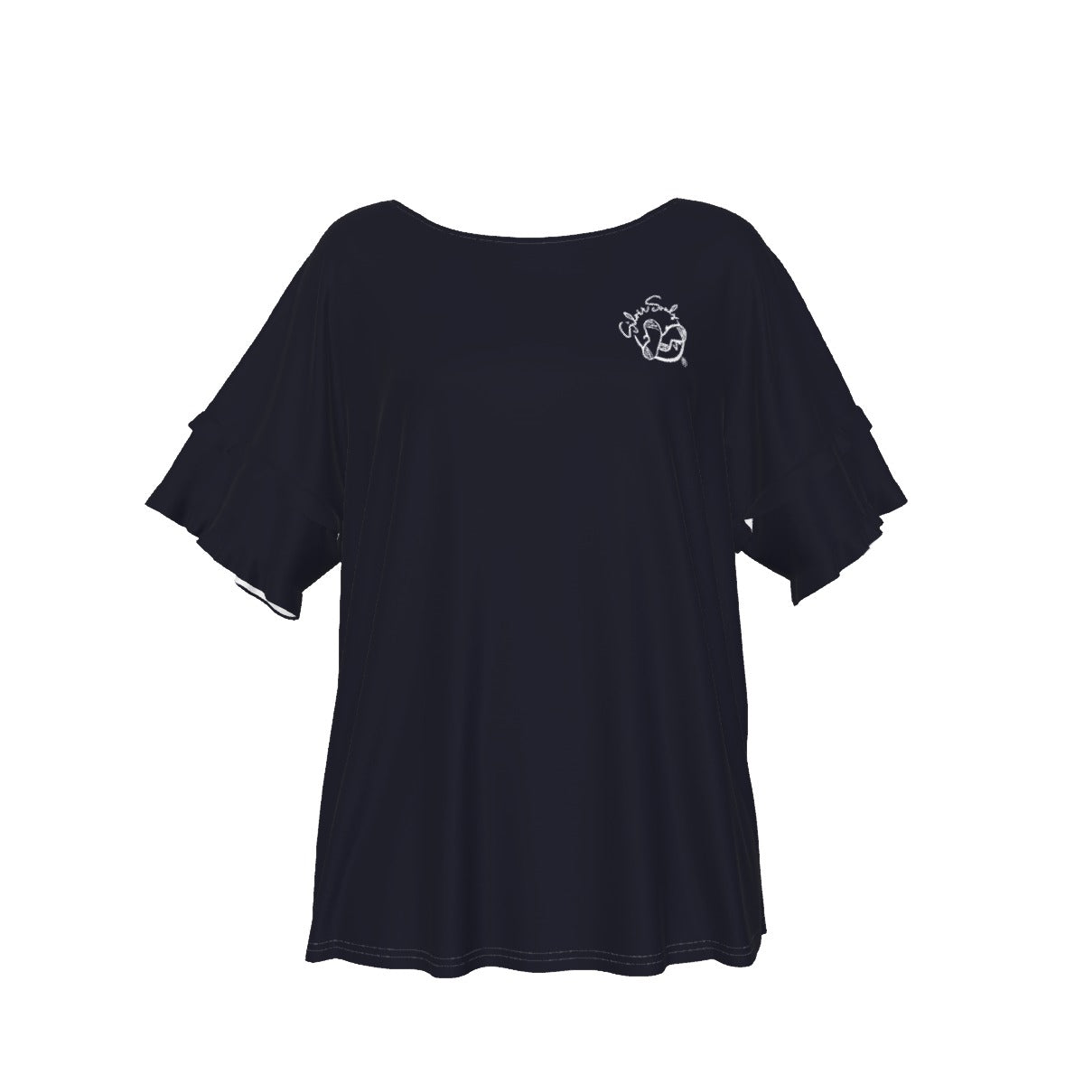 Women's Round Neck Raglan Sleeve T-shirt