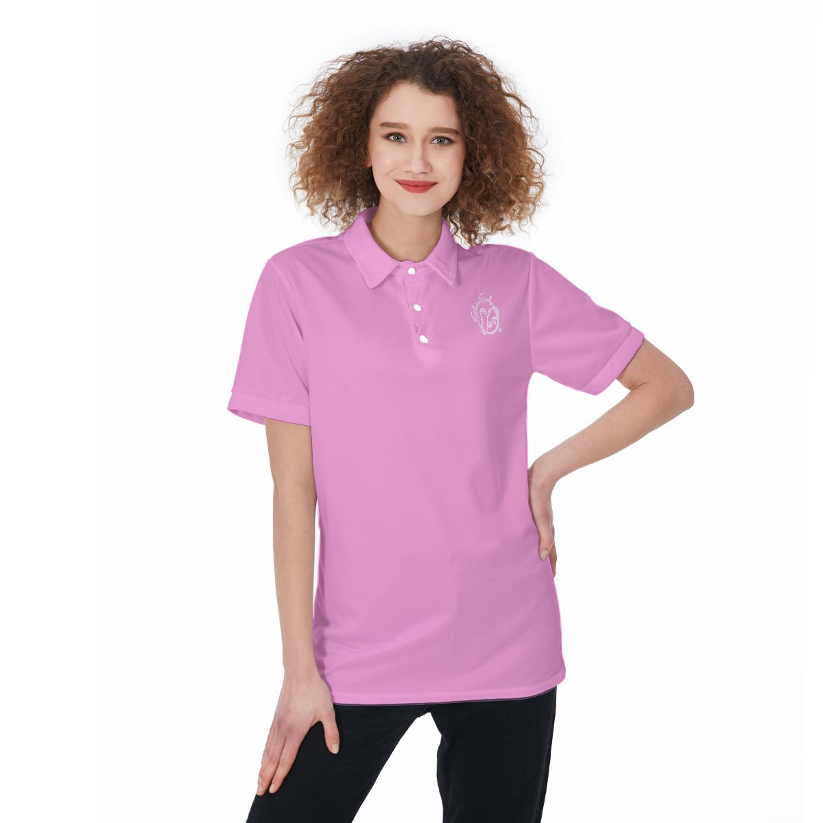 All-Over Print Women's Polo Shirt