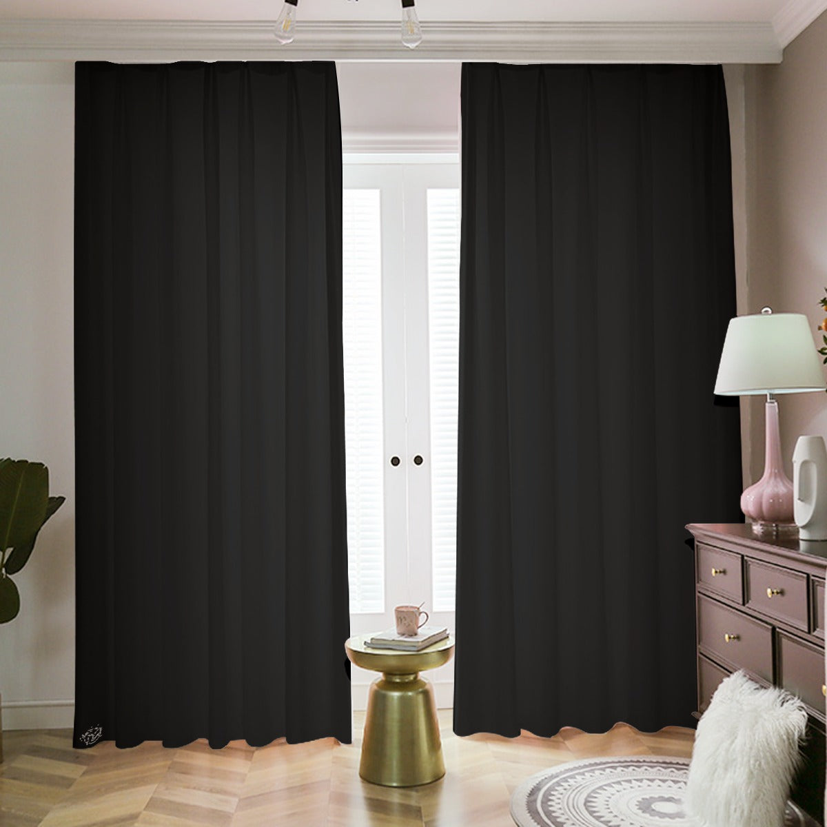 Blackout Curtains with Hooks | 265(gsm)