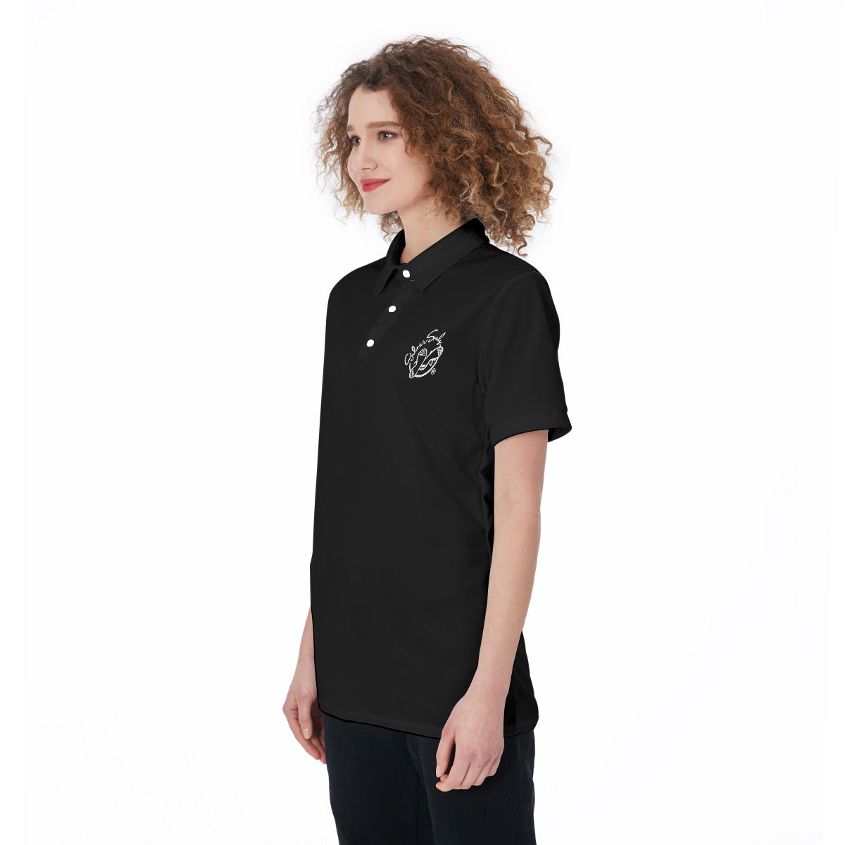 All-Over Print Women's Polo Shirt