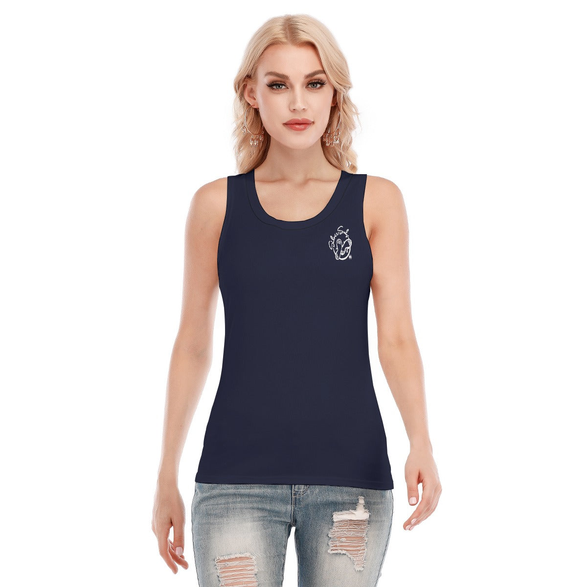 All-Over Print Women's Skinny Sport Tank Top