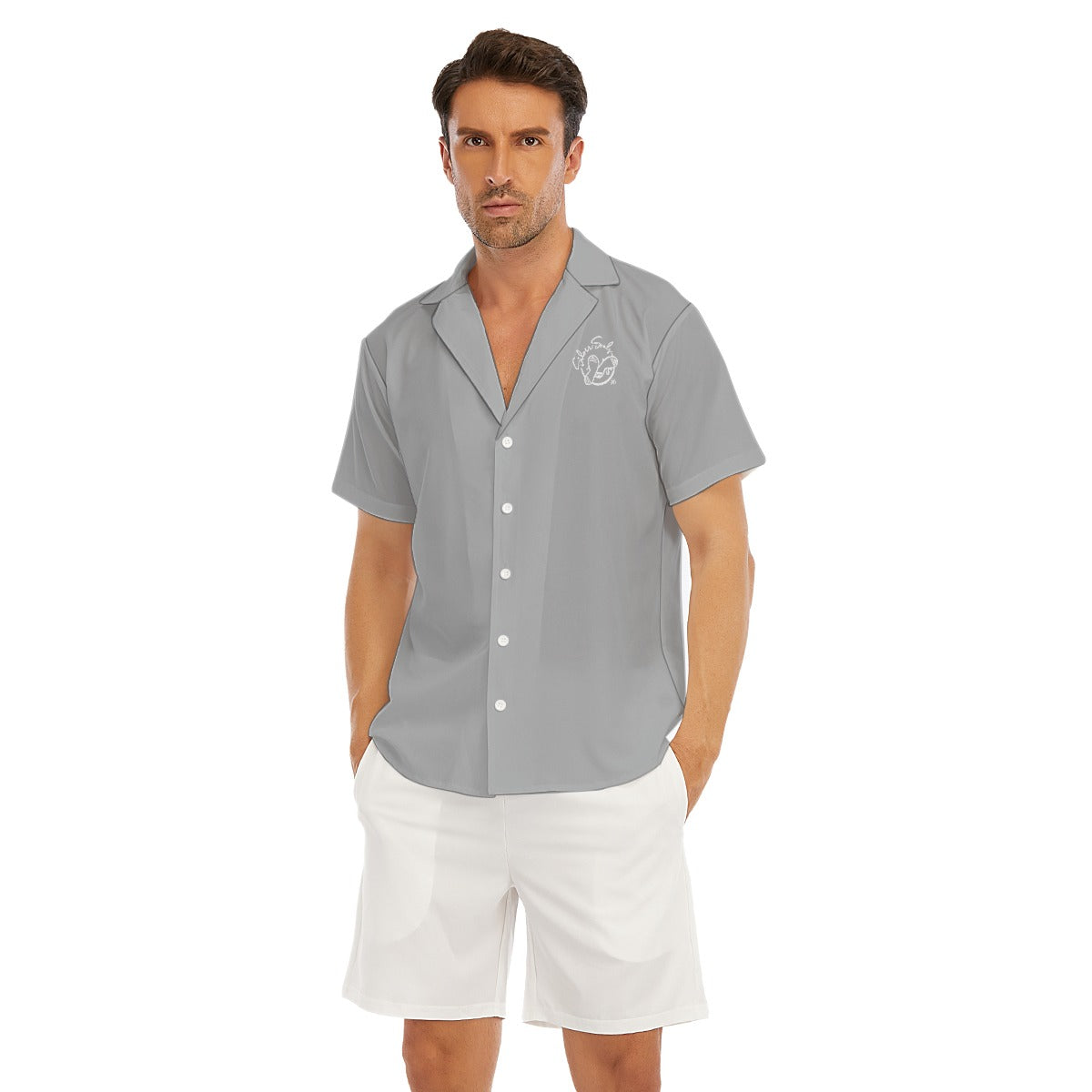 All-Over Print Men's Deep V-neck Short Sleeve T-shirt