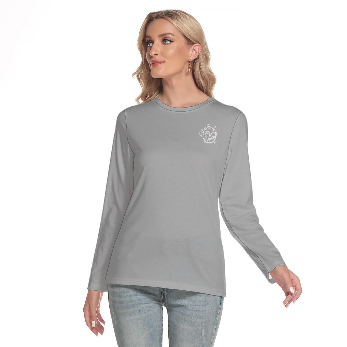 All-Over Print Women's O-neck Long Sleeve T-shirt