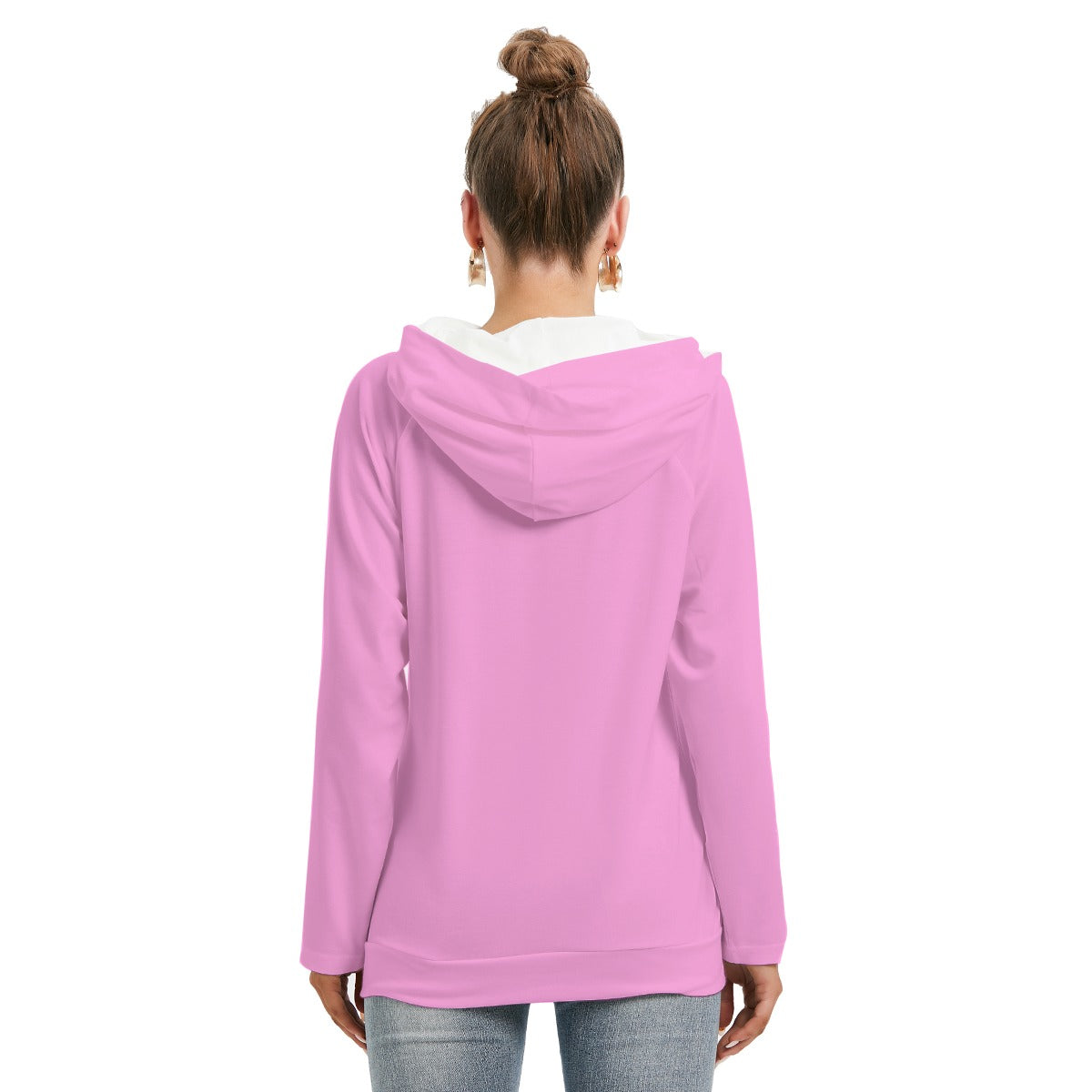 All-Over Print Women's Hoodie With Double Hood