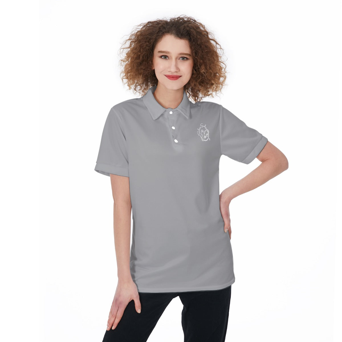 All-Over Print Women's Polo Shirt