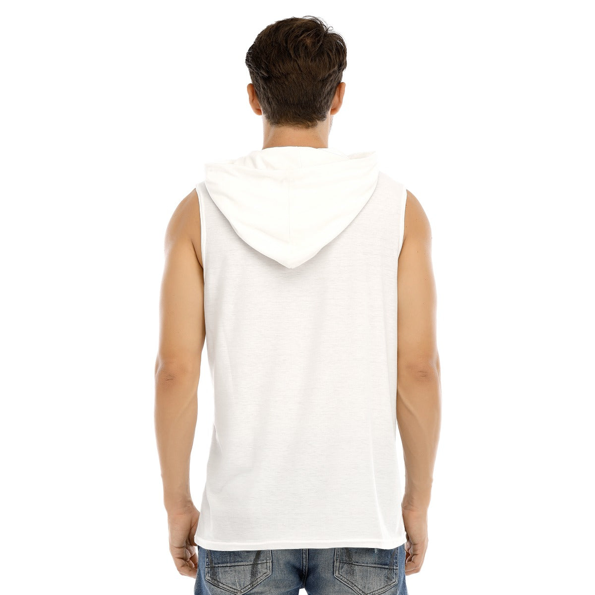 All-Over Print Men's Tank Hooded Vest