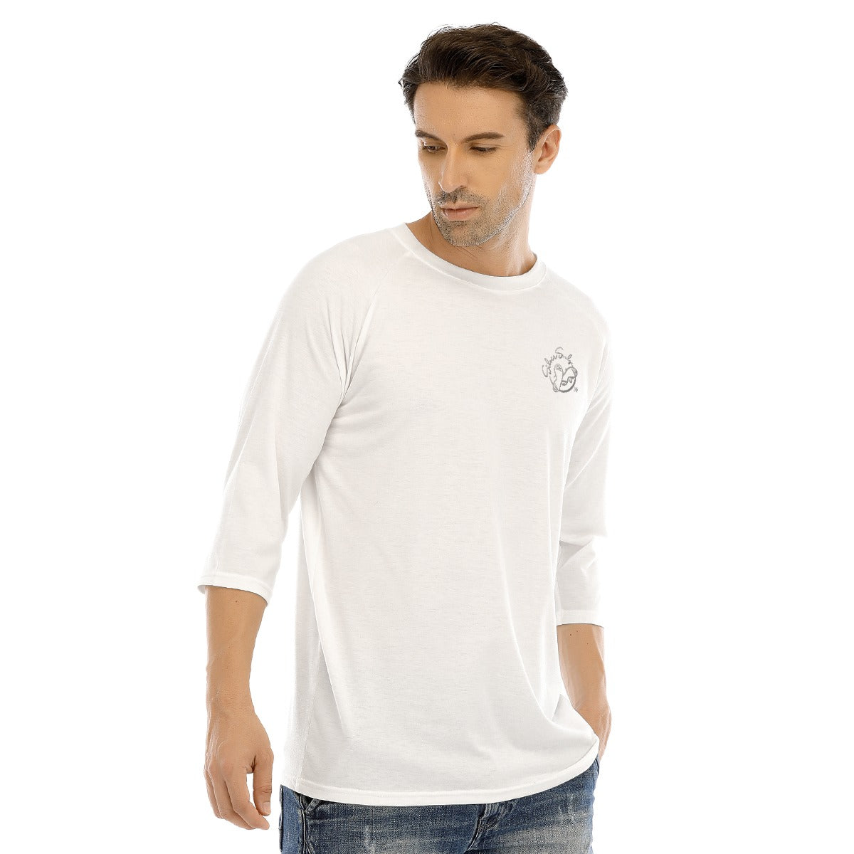 All-Over Print Men's O-neck Raglan Sleeve T-shirt