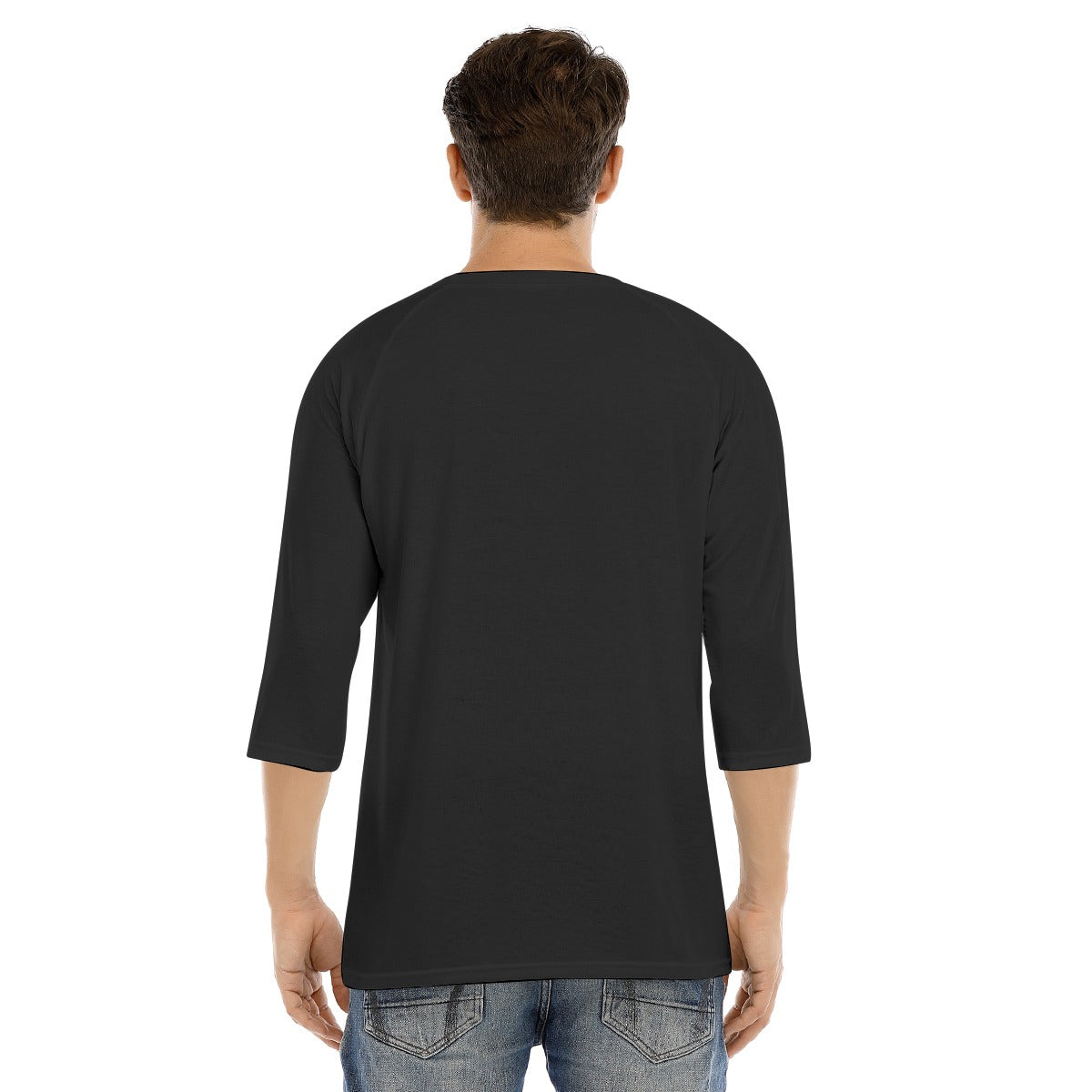 All-Over Print Men's O-neck Raglan Sleeve T-shirt