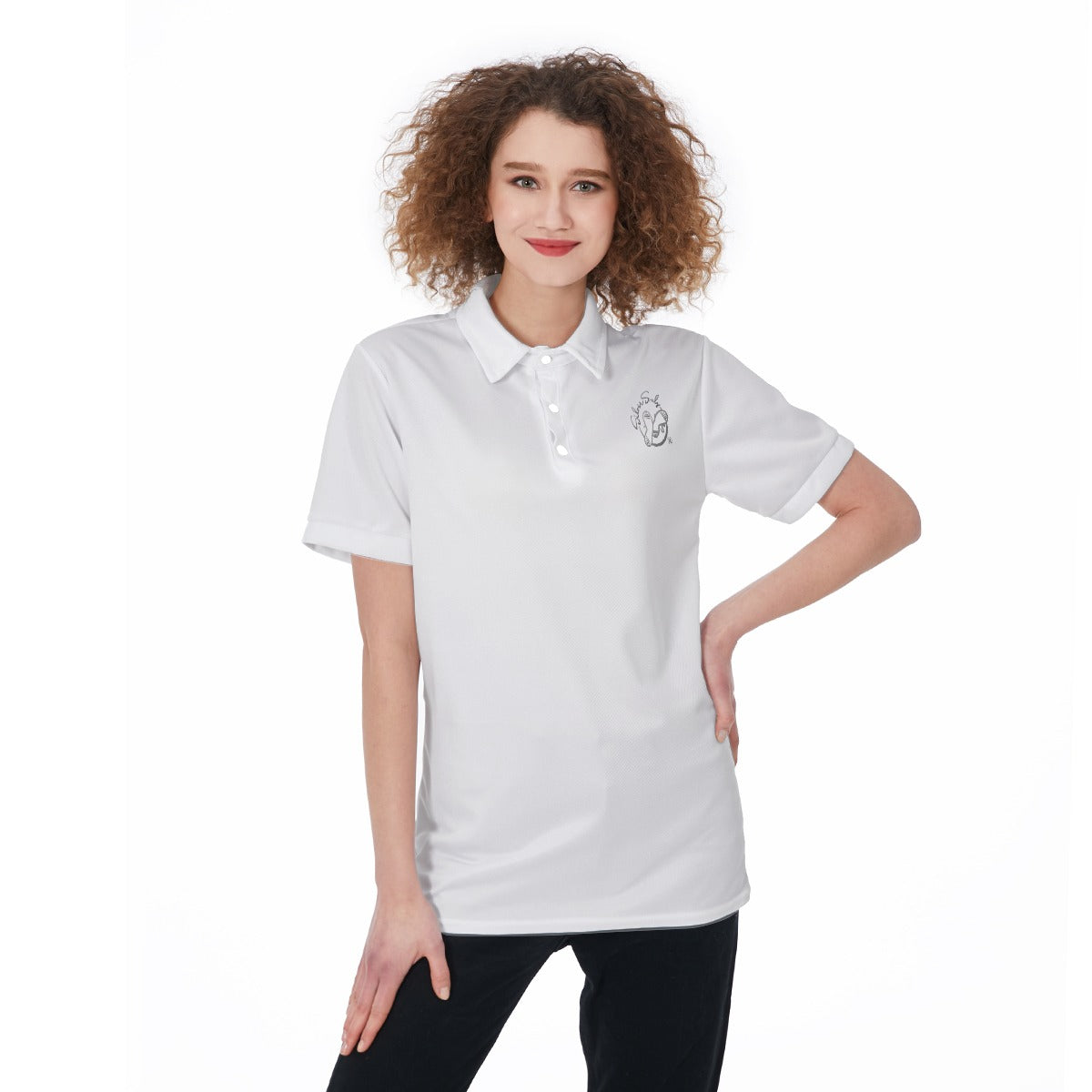 All-Over Print Women's Polo Shirt