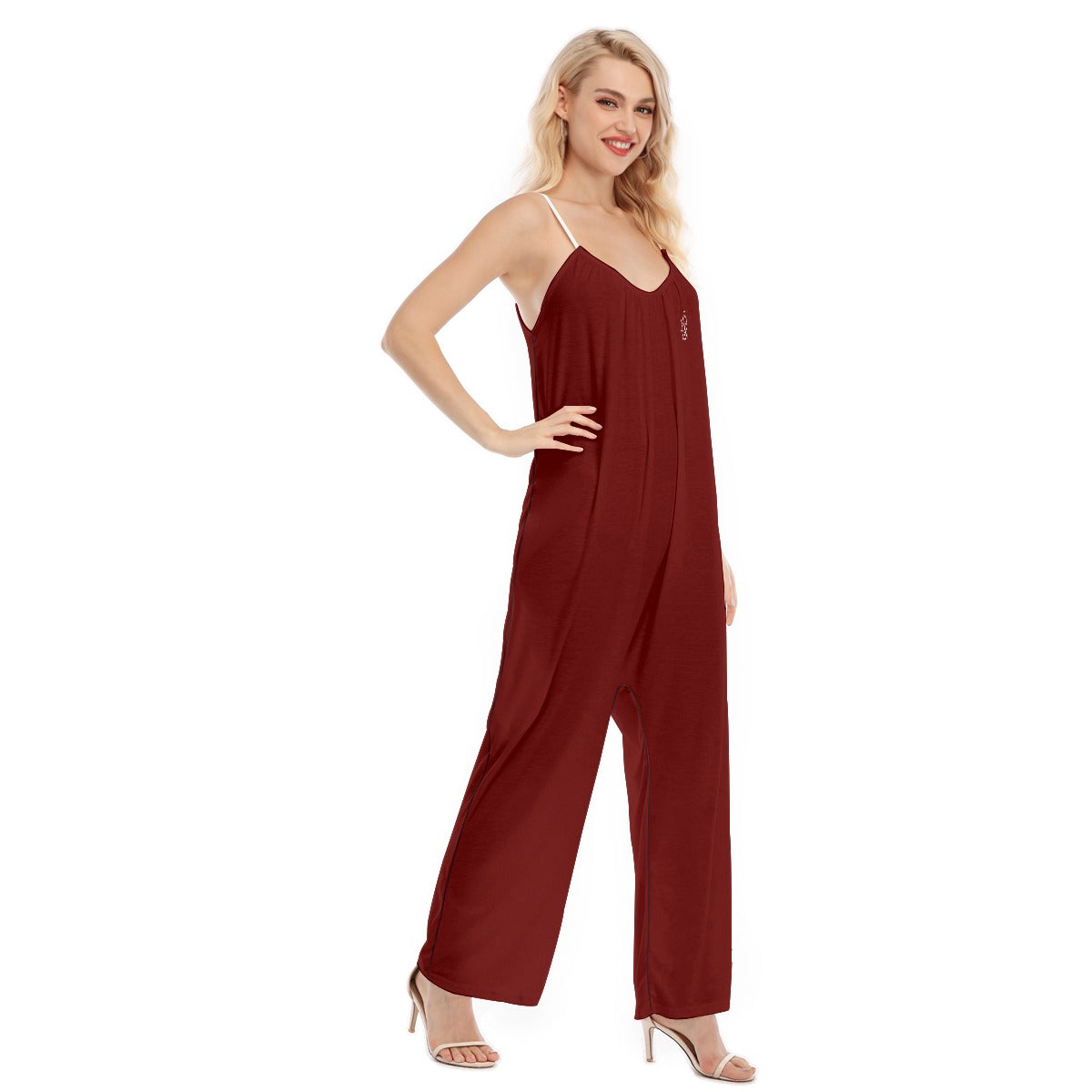 All-Over Print Women's Loose Cami Jumpsuit