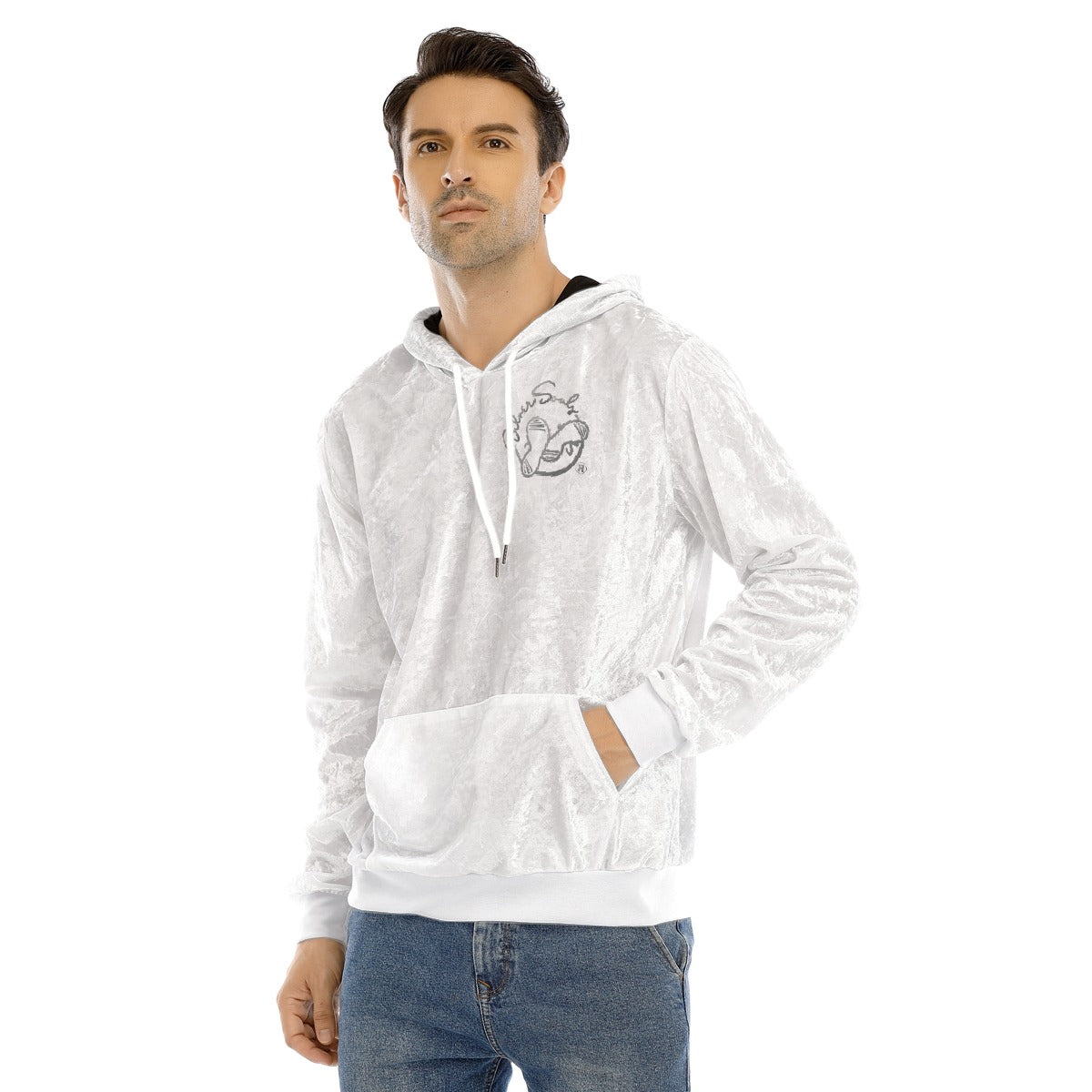 All-Over Print Men's Pullover Hoodie | Velvet