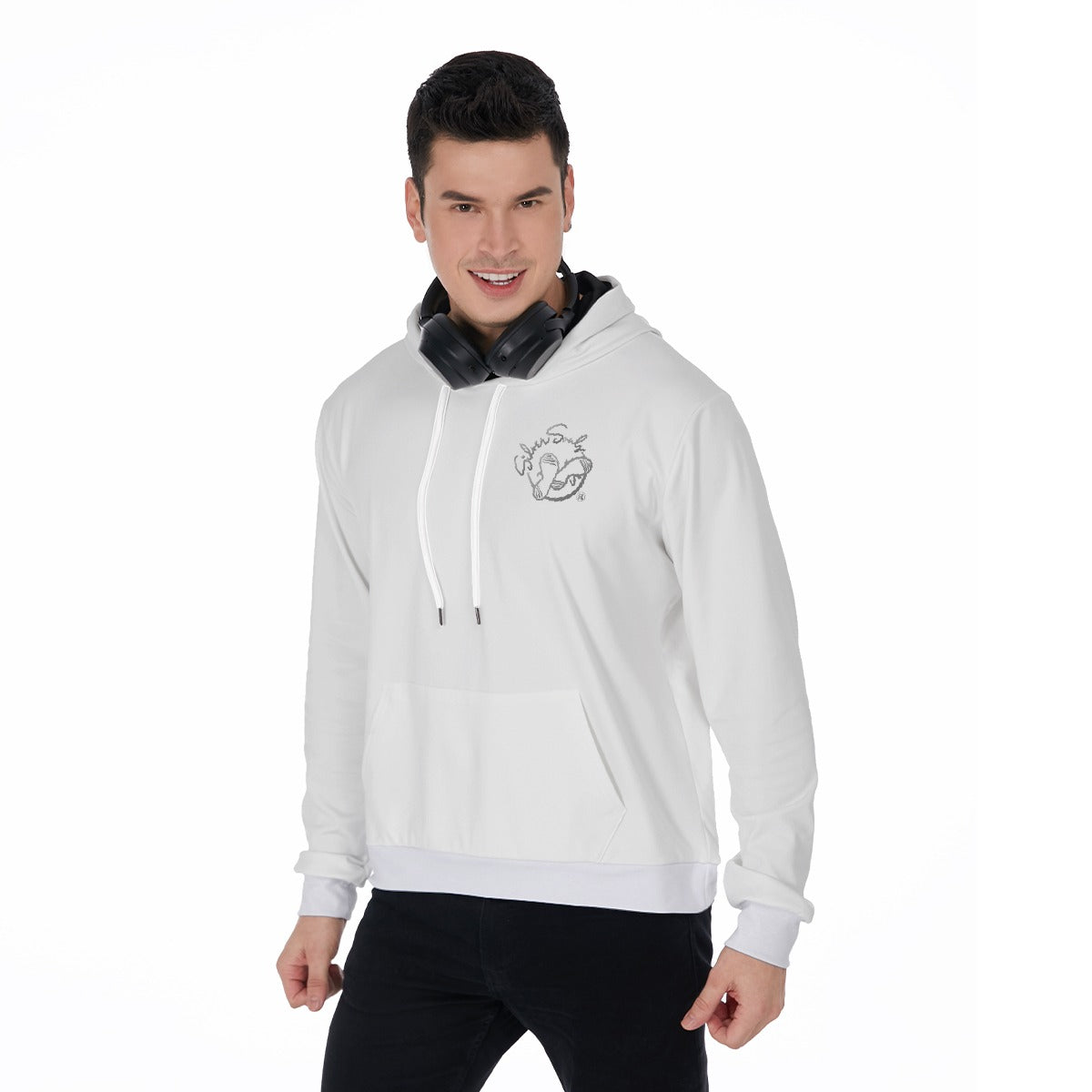 All-Over Print Men's Mirco Fleece Hoodie