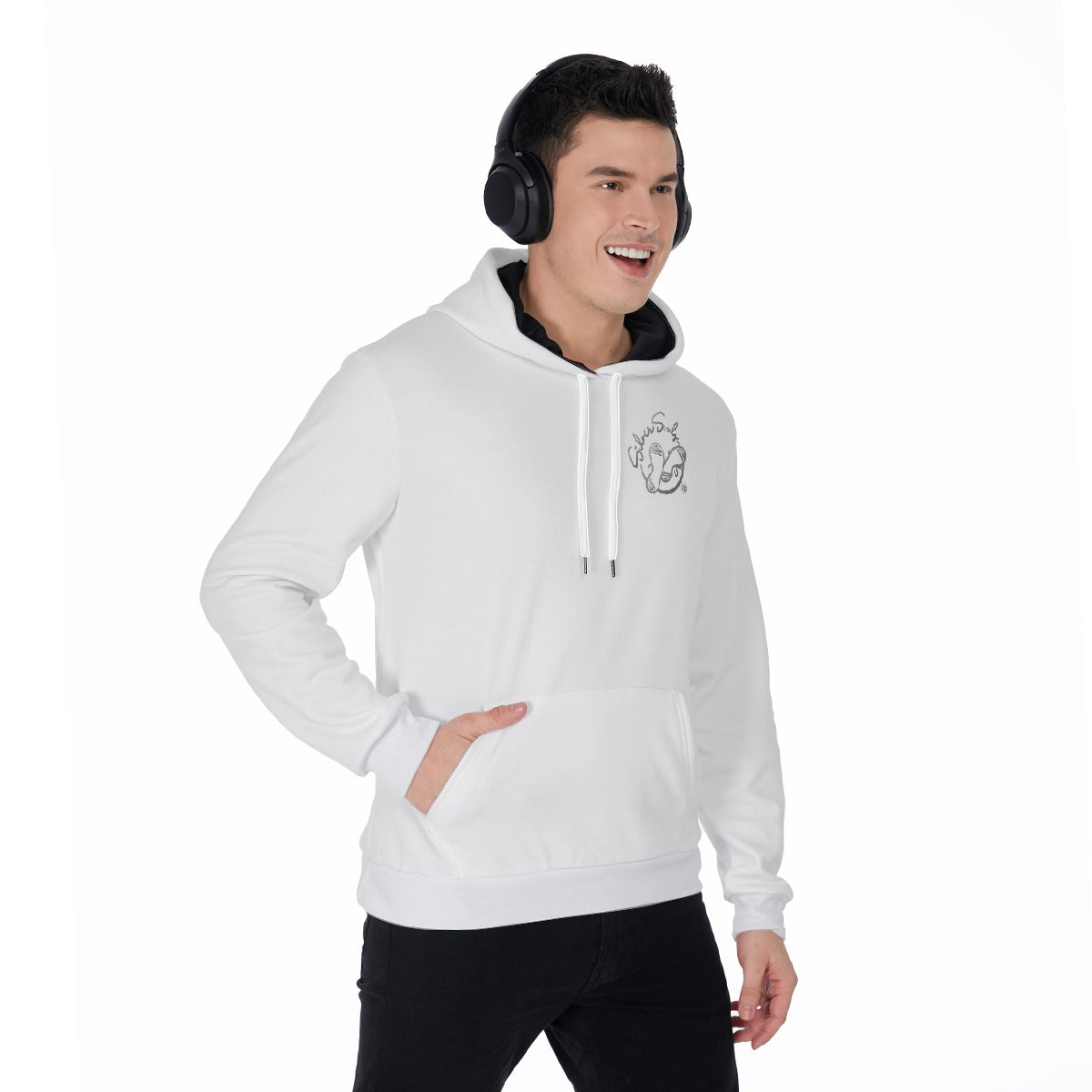 All-Over Print Men's Mirco Fleece Hoodie