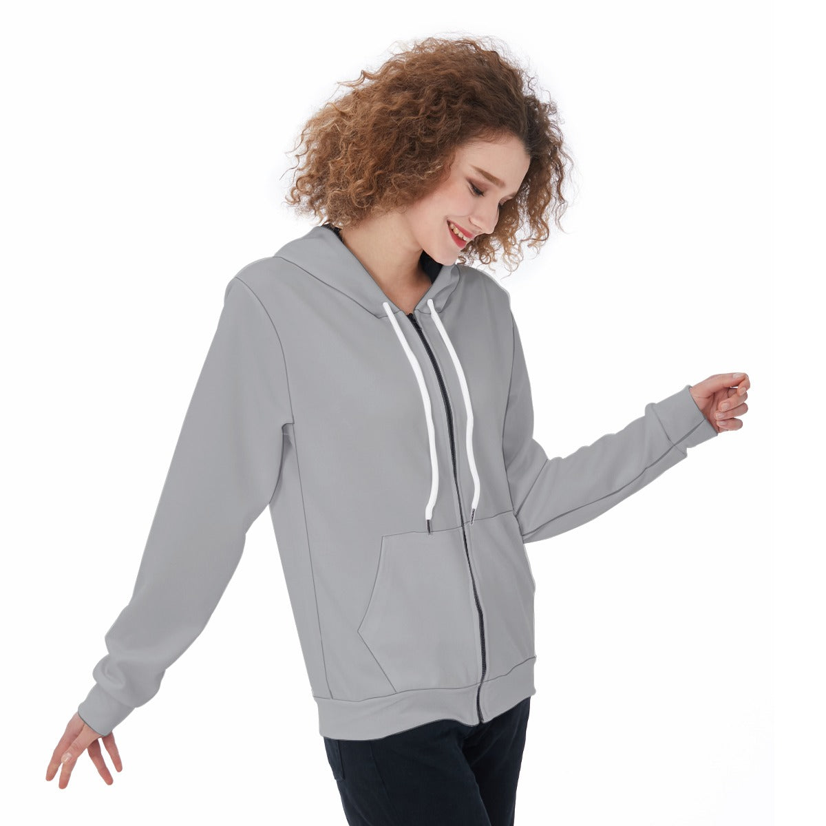 All-Over Print Women's Zip Up Hoodie